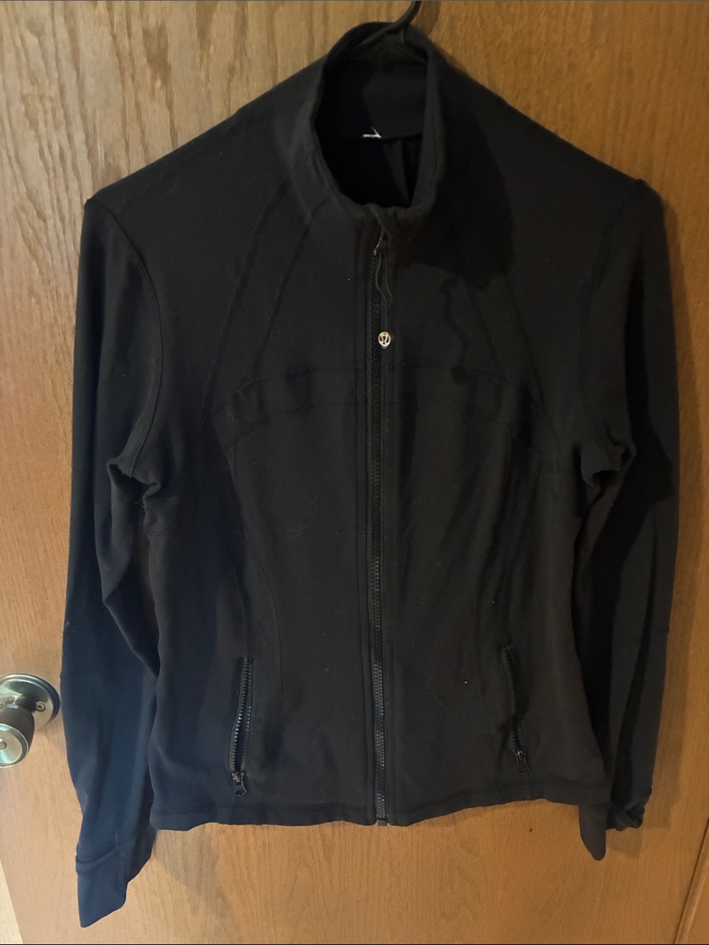 lululemon athletica Women's Black Full-Zip Bomber Jacket